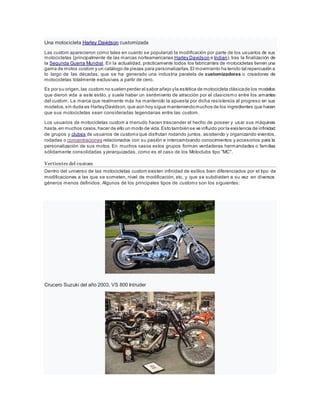 parabrisas para motos custom - Manuel Gutiérrez López