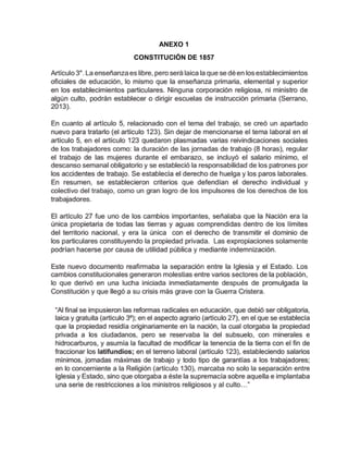 ANEXO 1
CONSTITUCIÓN DE 1857
 