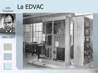 La EDVAC John Neumann 1903-1957 