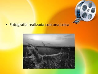 • Fotografía realizada con una Leica
 