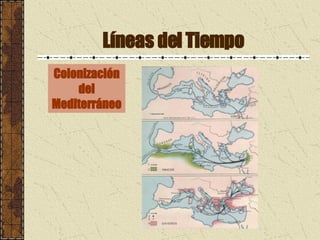 Líneas del Tiempo Colonización del Mediterráneo 