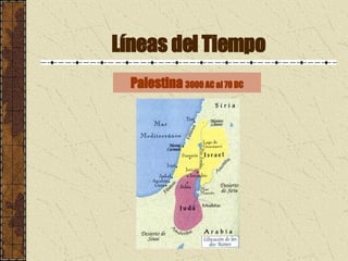 Líneas del Tiempo Palestina  3000 AC al 70 DC 