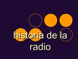 historia de la radio 