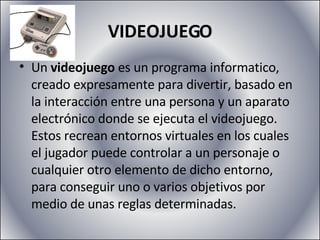Historia De Los Videojuegos