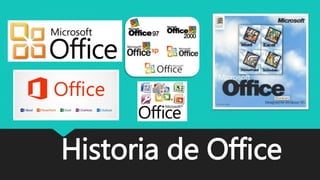Historia de Office
 