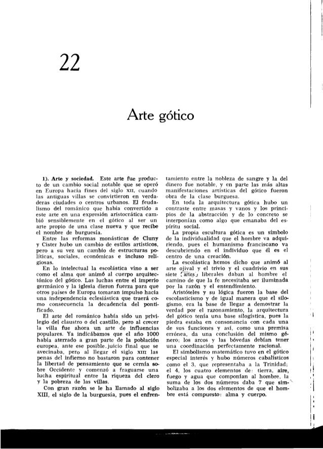 Historia Del Arte Arte Gotico