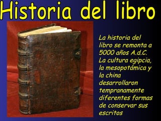 Historia Del Libro[1]