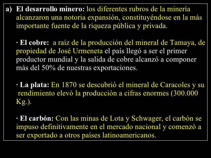 Historia Económica de Chile.