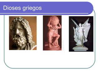 Dioses griegos Zeus Atlas Nike 