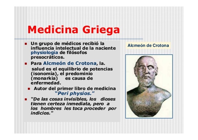 Historia Medicina de la Antiguedad