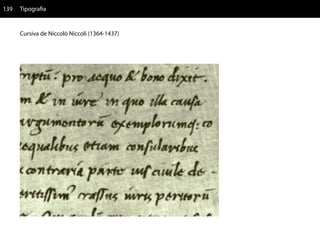 139   Tipografia


      Cursiva de Niccolò Niccoli (1364-1437)
 
