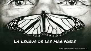 La lengua de las mariposas
Juan José Moreno Cádiz 2º Bach. D
 