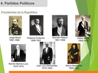 Germán Riesco Parlamentarismo en chile características | PDF