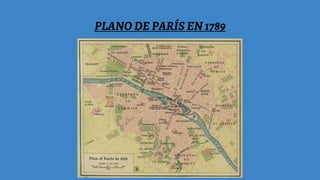 PLANO DE PARÍS EN 1789
 