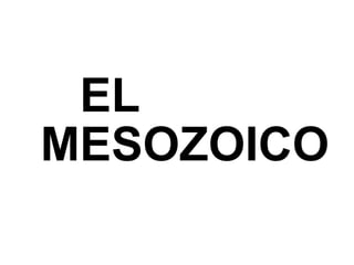   EL  MESOZOICO 