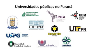 Universidades públicas no Paraná
 