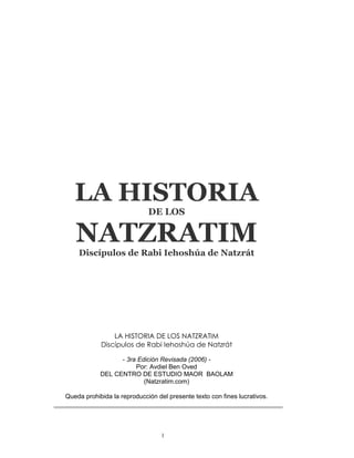 La Historia de los Natzratim