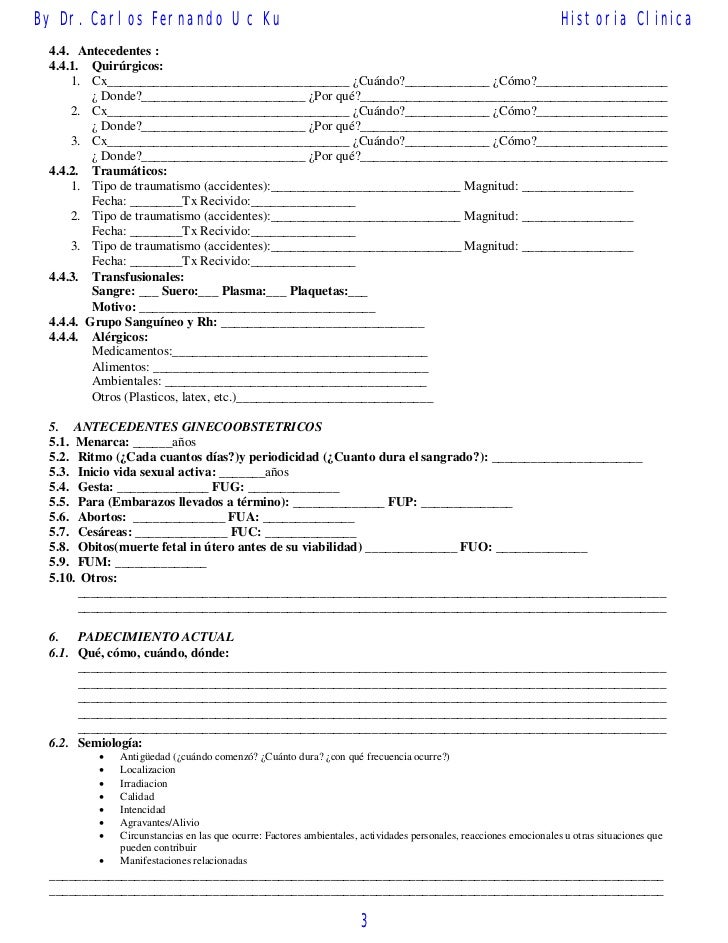Formato De Historia Clinica Del Imss Pdf blueonthego