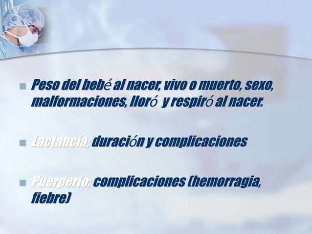 Historia clinica gineco obstetrica | PPTX