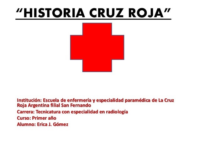 Historia cruz roja