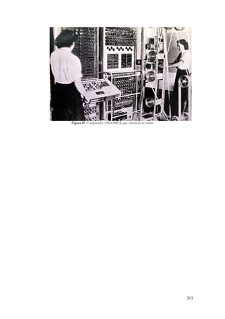 203 
Figura 47: Computador COLOSSUS, que substituiu as bombes 
 