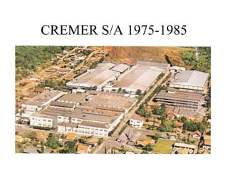 CREMER S/A 1975-1985
 