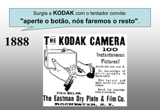 Surgia a KODAK com o tentador convite:

"aperte o botão, nós faremos o resto".

1888

 
