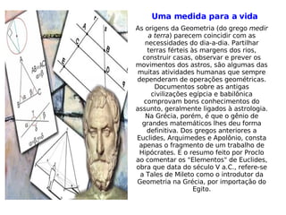 Historia Da Geometria