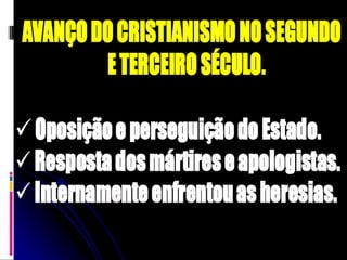 Historia da igreja aula 1