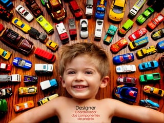 Designer
Coordenador
dos componentes
de projeto
 