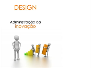 Administração da
inovação
DESIGN
 