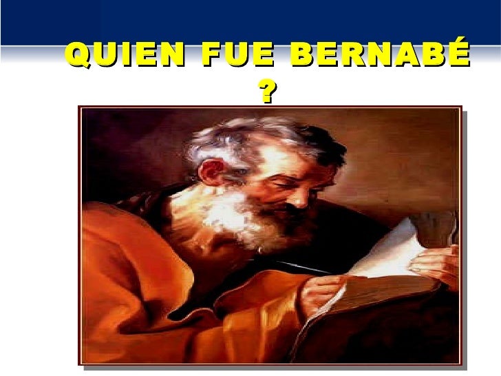 Historia De Bernabe