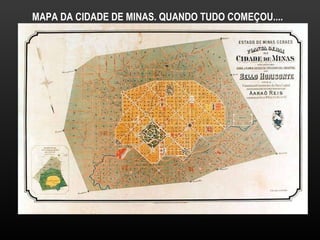 MAPA DA CIDADE DE MINAS. QUANDO TUDO COMEÇOU.... 