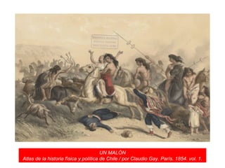 UN MALÓN Atlas de la historia física y política de Chile / por Claudio Gay. París. 1854. vol. 1. 