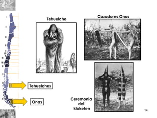 14
Tehuelches
Onas
Ceremonia
del
kloketen
Tehuelche
Cazadores Onas
 