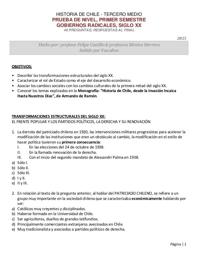 preguntas guias de la amortajada historia de chile 3 176 medio prueba de nivel global los preguntas guias de la amortajada historia de chile 3 176 medio prueba de nivel global los