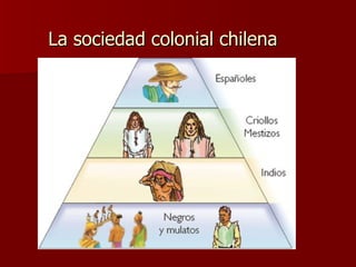 La sociedad colonial chilena 