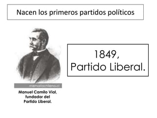 Miguel Luis AmunáteguiIntelectual liberalMonseñor Rafael  Valdivieso, hasta 1878,Jefe de la Iglesia chilenaEl conflicto Iglesia Estado La IglesiaCatólicaV/SEl EstadoDisminuir la influenciade la Iglesia en la sociedad.Mantener la influencia de la Iglesia en la sociedad.