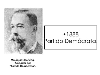 Manuel Camilo Vial,fundador delPartido Liberal.Nacen los primeros partidos políticos1849, Partido Liberal.