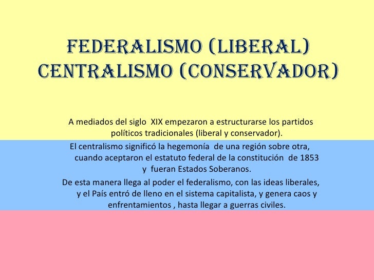 Resultado de imagen para Federalismo colombiano