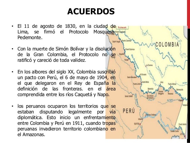 Historia De La Frontera Entre Peru Y Colombia