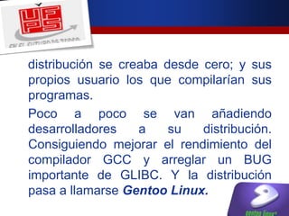 Historia De Gentoo | PPTX