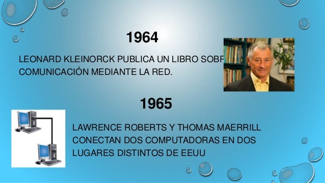 Resultado de imagen para el internet en 1964