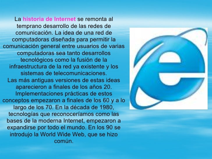 Historia De Internet En Power Point
