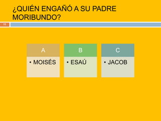 ¿QUIÉN ENGAÑÓ A SU PADRE MORIBUNDO?11