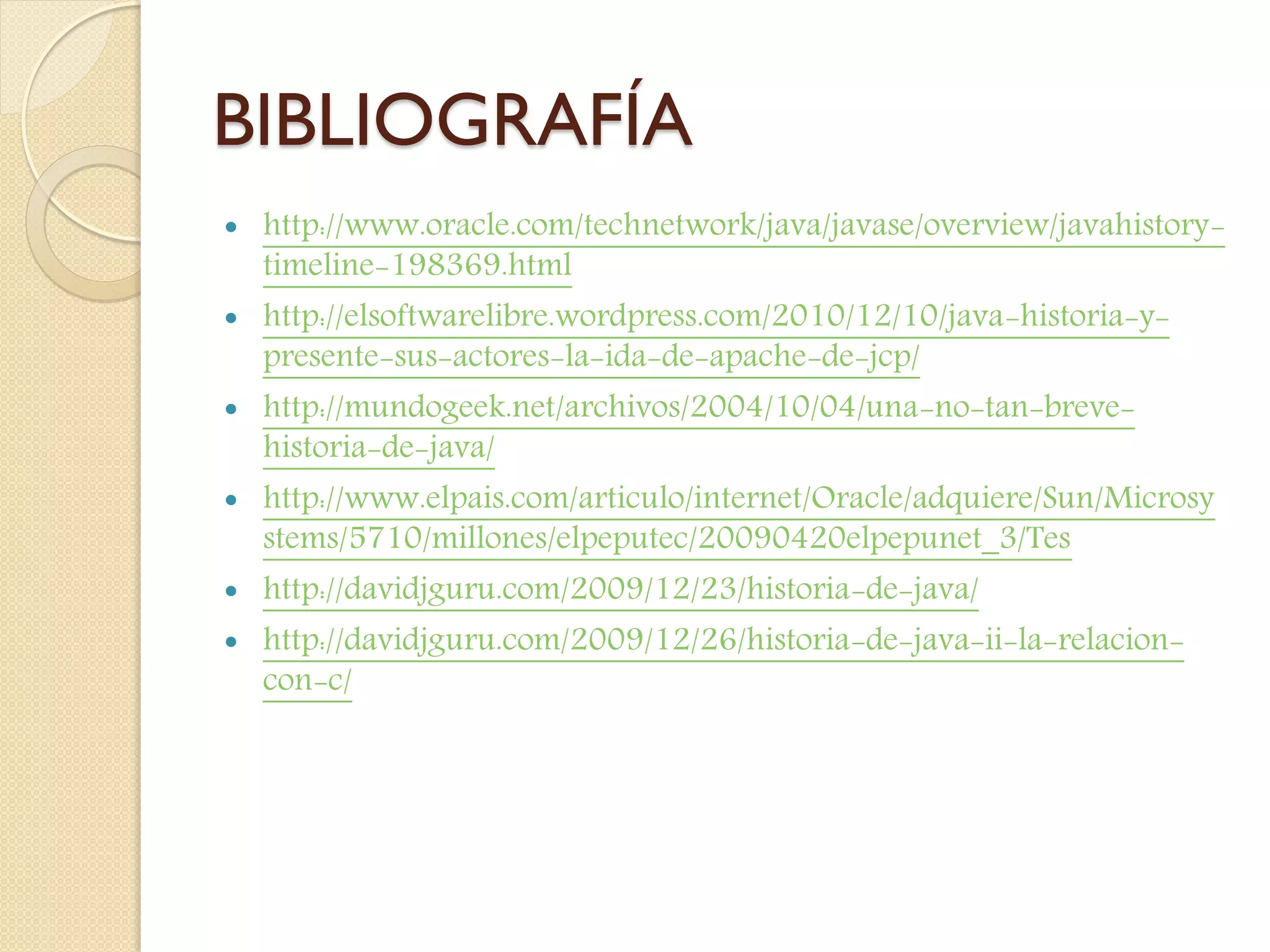 Historia de java | PDF