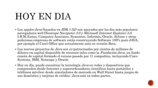 Historia de java | PPTX