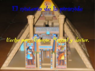 El misterio de la pirámide


Hecho por: Antonio, Manuel y Javier.
 