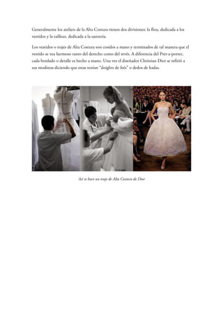 Historia de la alta costura | PDF