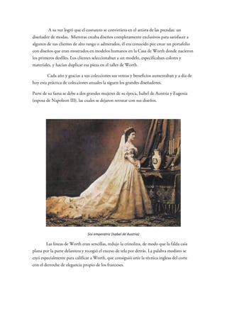 Historia de la alta costura | PDF